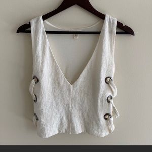 Urban Outfitters Silence Noise Selena Lace Up Tank